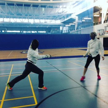 You wouldn't know it, but fencing is an excellent cardio workout. (CNW Group/Rachel Richards)