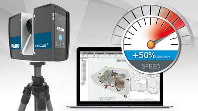 FARO introduces updates that dramatically accelerates the on-site data capturing and in-office processing workflow.