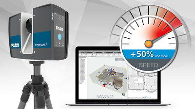 FARO apresenta atualizações que aceleram drasticamente o fluxo de trabalho de captura de dados no local e processamento no escritório