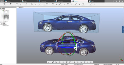 Transforme nuvens de pontos em modelos 3D - Exporte nuvens de pontos em malha do SCENE para o FARO Zone 3D ou pacotes de software de outros fabricantes.