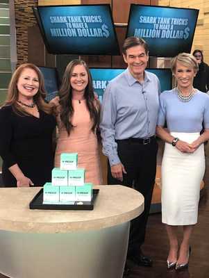 H-PROOF Co-Founders Dr. Linda J. Kaplan, MD and Rachel S. Kaplan with Dr. Oz and Barbara Corcoran