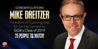 Gaming Arts President Mike Dreitzer Named to '25 People to Watch' in Gaming For 2019