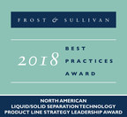 Huber Technology Earns Acclaim from Frost &amp; Sullivan for its Region-centric Liquid/Solid Separation Technology for the North America Market