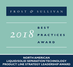 Huber Technology Earns Acclaim from Frost &amp; Sullivan for its Region-centric Liquid/Solid Separation Technology for the North America Market