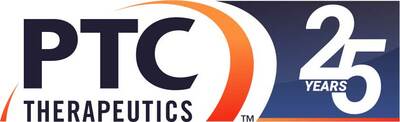 25th anniversary logo (PRNewsfoto/PTC Therapeutics, Inc.)