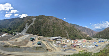 Figure 1: Panoramic View of Infrastructure Site (CNW Group/Continental Gold Inc.)