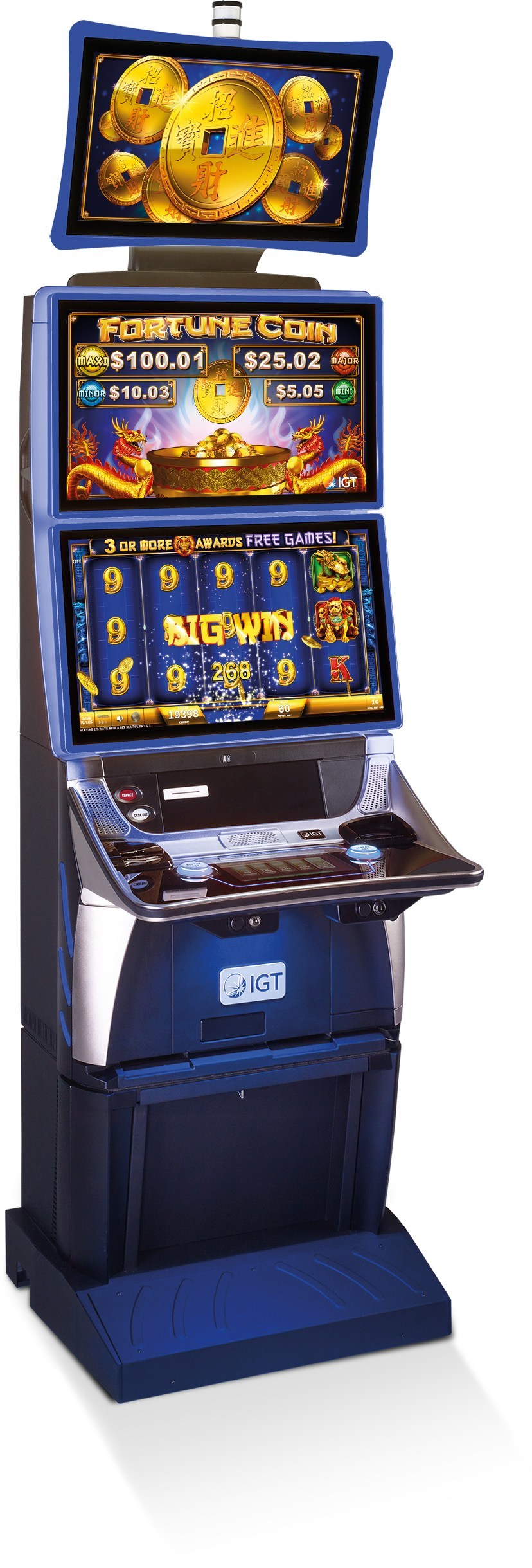 Fortune coin free slot with progressive bonus