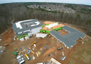 Construction Advances at Watercrest Newnan Assisted Living and Memory Care in Newnan, Georgia