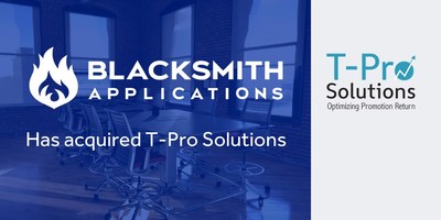 Blacksmith Applications Acquires T-Pro Solutions to Satisfy CPG Trade Optimization Demands.