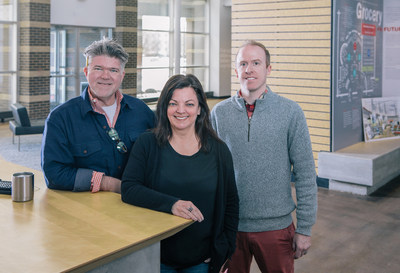 From left to right: Brian Seitz (Senior Vice President, Environments Design), Paula Katz (Senior Creative Director, Brand Communications and Visual Merchandising) and Andy House (Creative Director, Retail Environments).