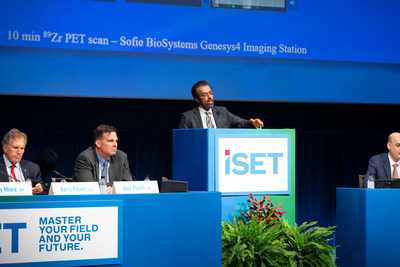 Sanjay Misra, MD, FAHA, FSIR, Mayo Clinic, Rochester, Minnesota, discusses the data surrounding the First in Human Stem Cell Trial for Hemodialysis AVF during the 31st Annual International Symposium on Endovascular Therapy (ISET). Photo courtesy of Pierce Harman Photography.