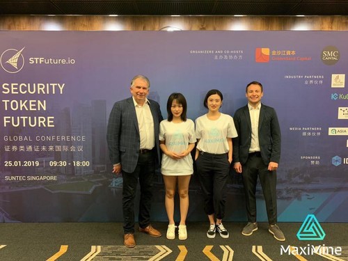 MaxiMine at the Security Token Future Global Conference in Singapore