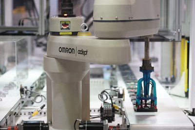 OMRON will bring its new, interactive Factory Harmony exhibit to ATX West in Anaheim. The exhibit demonstrates the manufacturing floor of the near-future, with machines that work to understand and help humans. OMRON will bring its new, interactive Factory Harmony exhibit to ATX West in Anaheim. The exhibit demonstrates the manufacturing floor of the near-future, with machines that work to understand and help humans.