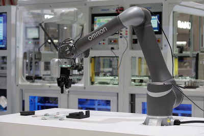 OMRON collaborative robots serve manufacturers seeking to boost production and reduce employee fatigue by automating repetitive tasks. OMRON collaborative robots serve manufacturers seeking to boost production and reduce employee fatigue by automating repetitive tasks.