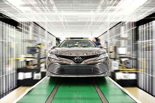 Toyota built nearly 2 million vehicles in 2018, including the Camry, which is manufactured in Kentucky.