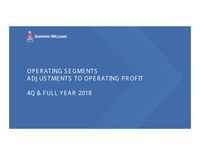 4Q2018 Operating Segments Adjustments to Operating Profit