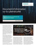 Siemens Cybersecurity Backgrounder French (Groupe CNW/Siemens Canada Limited)