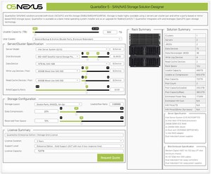 OSNEXUS Announces Storage Solution Design Web Apps for SDS