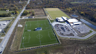Two new IRONTURF fields at Pinnacle National Development Center, the world-class training facility for Sporting Kansas City.