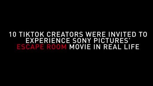 TikTok and Sony Pictures Entertainment Team Up on a Promotional Campaign for the Feature Film "Escape Room"