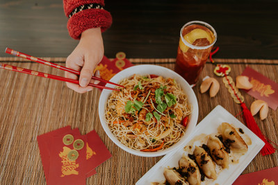 P.F. Chang's Long Life Noodles & Prawns are made with longer, uncut noodles, which symbolize longevity. Tradition has it that eating a bowl of noodles could increase your lifespan. #chinesenewyear