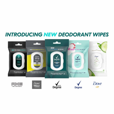 Introducing new deodorant wipes