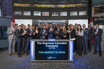 The Supreme Cannabis Company, Inc. Opens the Market (CNW Group/TMX Group Limited)