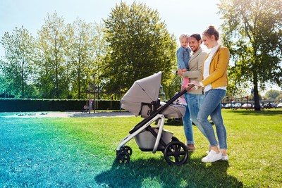 The revolutionary, multi-position stroller system allows parents to accomplish daily feats while their babies rest comfortably in the next best place after their arms.