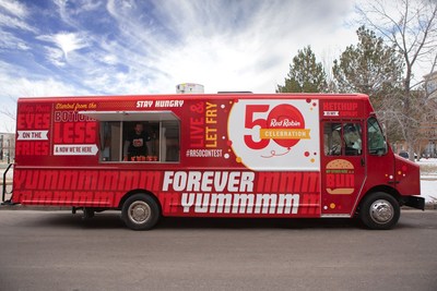 Red Robin Gourmet Burgers and Brews, famous for serving more than two dozen craveable, high-quality burgers and bottomless sides, is kicking off its 50th Anniversary Celebration with the Forever Yummm Food Truck Tour.