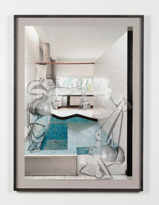Women in Their Apartment (Femmes dans leur appartement), 2018; photographie détaillée peinte, 112 x 68 cm (Copyright de l’artiste et de la galerie Daniel Faria) par Shannon Bool (Berlin, Allemagne) (Groupe CNW/Scotiabank)