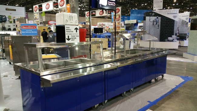 SECOSelect Serving Line at the NAFEM 2019 Show in Orlando, Florida (Booth 3040, February 7-10), www.secoselect.com