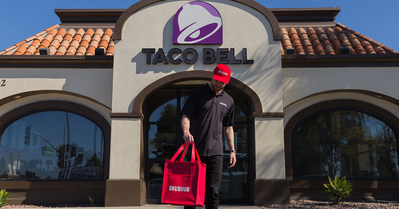 Taco Bell is announcing nationwide delivery available via Grubhub and, for a limited time, all Taco Bell orders over $12.00 come with free delivery.