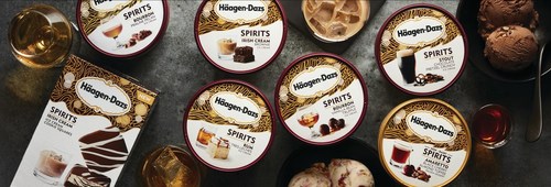Introducing The Spirits Collection: Seven incredible combinations of the finest spirits and your favorite Häagen-Dazs® ice creams.