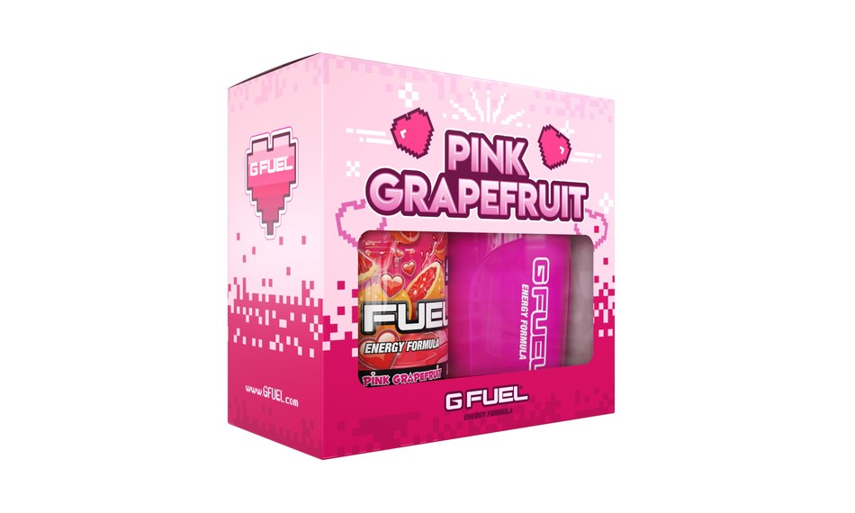 Just in time for Valentine's Day G Fuel Announces New Pink Grapefruit