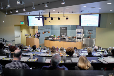 The Spanish professor and chair, Department of Preventive Medicine and Public Health, University of Navarra Medical School (Spain)  and visiting scholar at Harvard T.H. Chan School of Public Health held a workshop titled “Mediterranean Diet and Cardiovascular Health: From Research to Culinary Strategy”, celebrated in C.I.A. at Copia, Healthy Kitchens Healthy Lives 2019