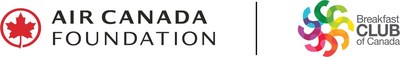 Logos: Air Canada Foundation | Breakfast Club of Canada (CNW Group/Breakfast Club of Canada)
