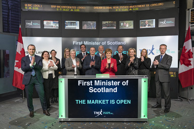 First Minister of Scotland Opens the Market (CNW Group/TMX Group Limited)