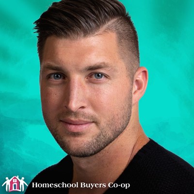 Tim Tebow, sports superstar and homeschool advocate partners with Homeschool Buyers Co-op to encourage a new generation of homeschool families