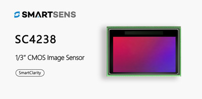 SmartSens Launched SC4238: 4 Megapixel 1/3-inch CMOS Image Sensor for AIoT Applications (PRNewsfoto/SmartSens Technology)