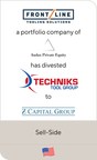 Lincoln International represents Techniks Tool Group, a subsidiary of Frontline Tooling Solutions and portfolio company of Audax Private Equity, in its sale to an affiliate of Z Capital Partners