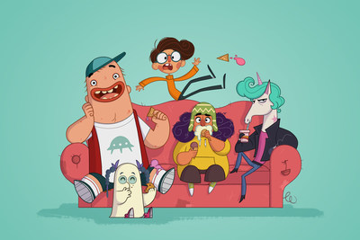 Nickelodeon International has picked up the hilarious new animated kids' series DORG VAN DANGO, co-produced by DHX Media and Cartoon Saloon, in association with Family Channel in Canada and RTE in Ireland. (CNW Group/DHX Media Ltd.)