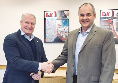(From left to right) Scott Smith, C&K’s new CRO, alongside CEO John Boucher. (From left to right) Scott Smith, C&K’s new CRO, alongside CEO John Boucher.