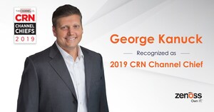 Zenoss Vice President of Worldwide Sales George Kanuck Recognized as 2019 CRN® Channel Chief