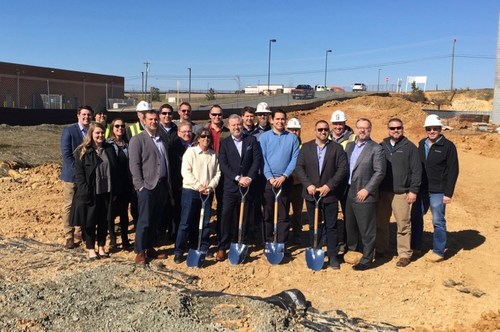 Watercrest Senior Living Group and Waypoint Residential gather with development and construction partners to celebrate the groundbreaking of Watercrest Fort Mill Assisted Living and Memory Care in South Carolina.