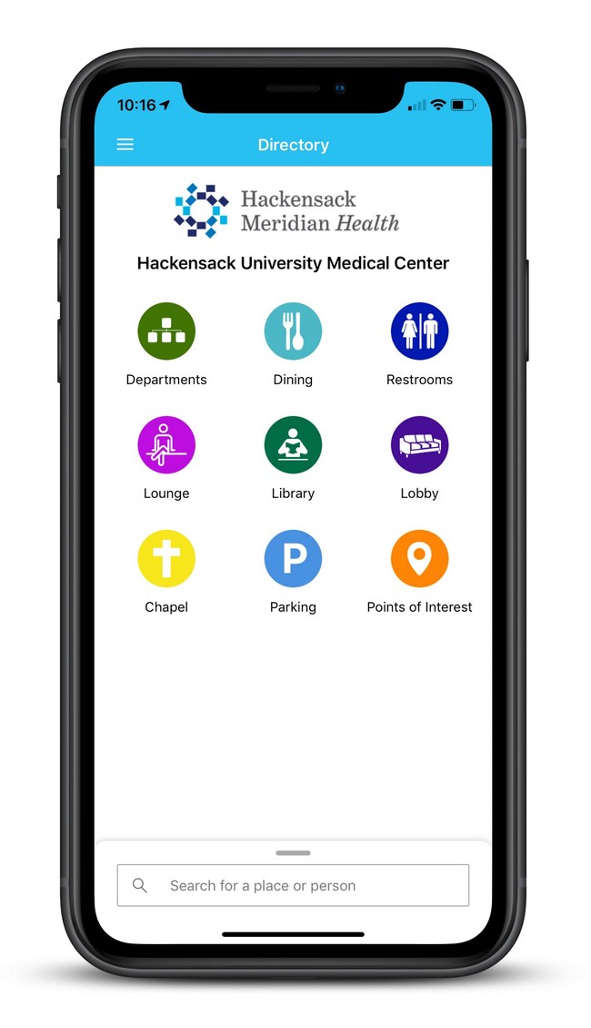 Connexient's MediNav App demonstrated at Hackensack University Medical Center