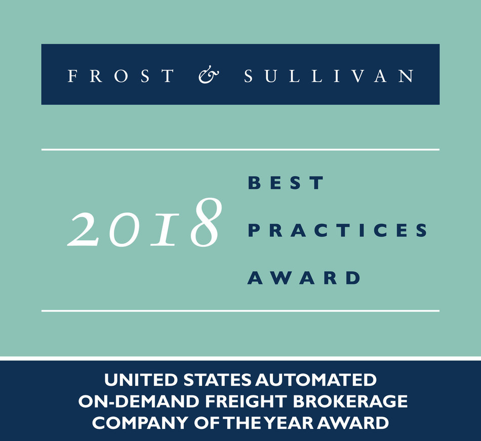 2018 United States Automated On-demand Freight Brokerage Company of the Year Award