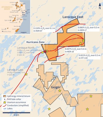 Figure 1 – Larocque East Property Location Map (CNW Group/IsoEnergy Ltd.)