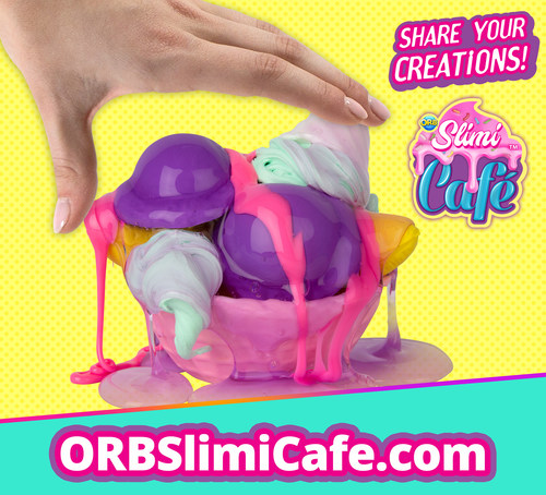 With more than five million social views within one month of launch, the ORB Slimi Café™ collection includes nine specially formulated Soft'n Slo Squishies™ and twelve ORB Slimi Café™ toppings.