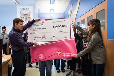 Petco Foundation surprises Lifeline Animal Project in Atlanta with $1,000,000 investment to support their lifesaving work.