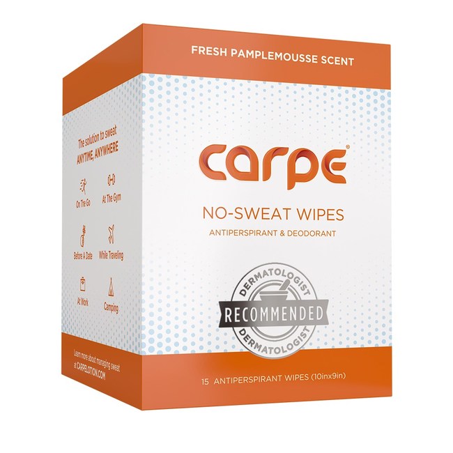 Carpe's New Antiperspirant Wipe to Deliver Portable Relief From